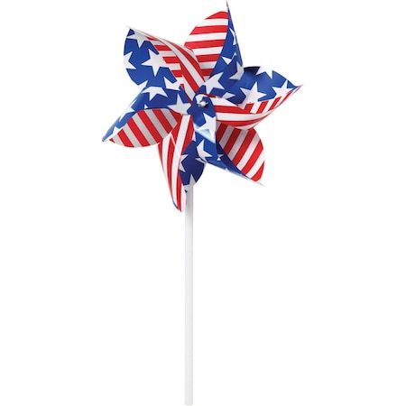 Creative Converting Patriotic Pinwheels, 13", 12PK 054201